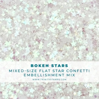 Bokeh Stars Flat Confetti...